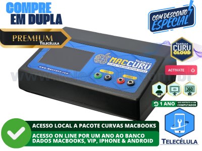 CURVCLOUD PREMIUM + TELECLULA MACCURV - LOCALIZADOR DEFEITOS MACBOOK, AIR, PRO, IMAC, MAC MINI